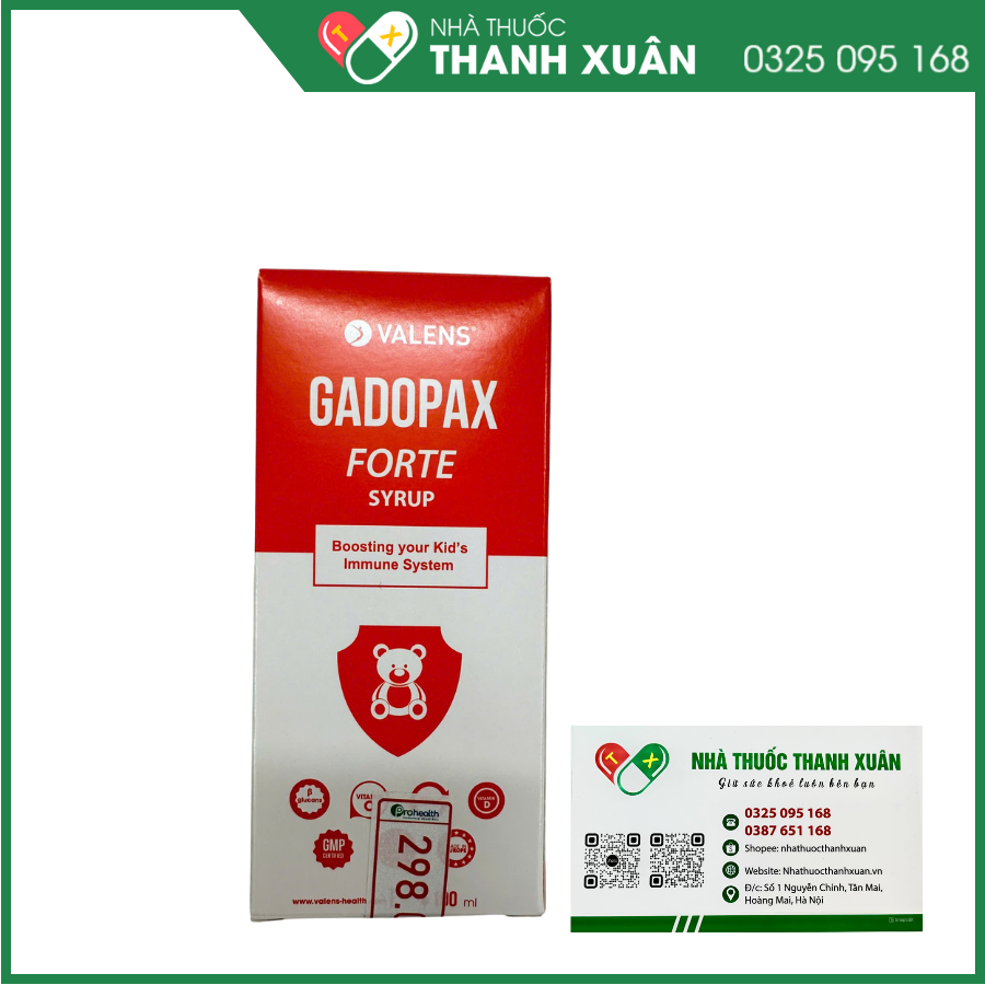 Gadopax Forte hỗ trợ tăng cường sức đề kháng cho cơ thể